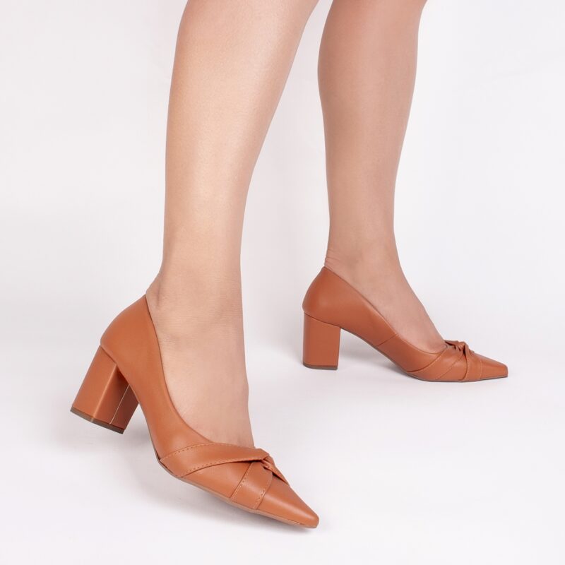 scarpin feminino caramelo feminino elegante comprar | VitriNerm
