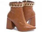 detalhe bota feminina caramelo feminino | VitriNerm