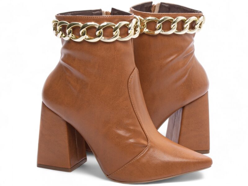 detalhe bota feminina caramelo feminino | VitriNerm