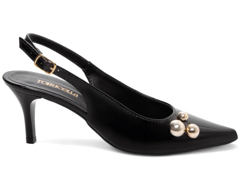 scarpin preto salto 6cm verniz | VitriNerm