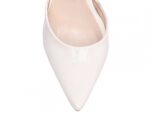 detalhe bico scarpin feminino off white feminino | VitriNerm
