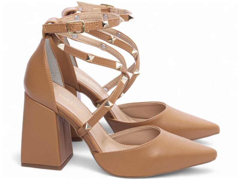 scarpin feminino caramelo solado antiderrapante | VitriNerm