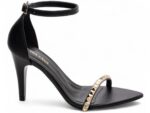 sandália preto salto 9cm napa | VitriNerm