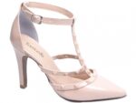 scarpin rosê salto 9cm verniz | VitriNerm
