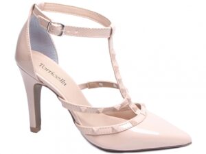 scarpin rosê salto 9cm verniz | VitriNerm