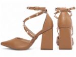 scarpin feminino caramelo vista lateral salto 8,5cm | VitriNerm