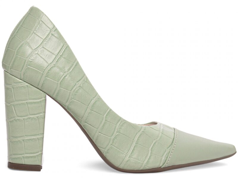 scarpin feminino verde par completo | VitriNerm