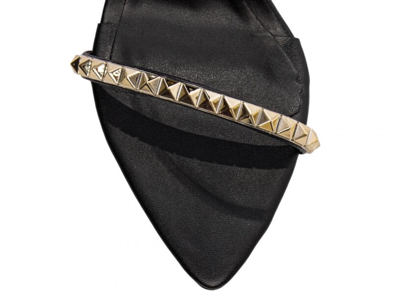 detalhe bico sandália feminina preto feminino | VitriNerm