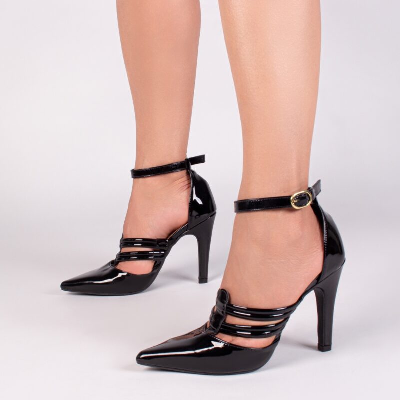 scarpin feminino preto feminino elegante comprar | VitriNerm