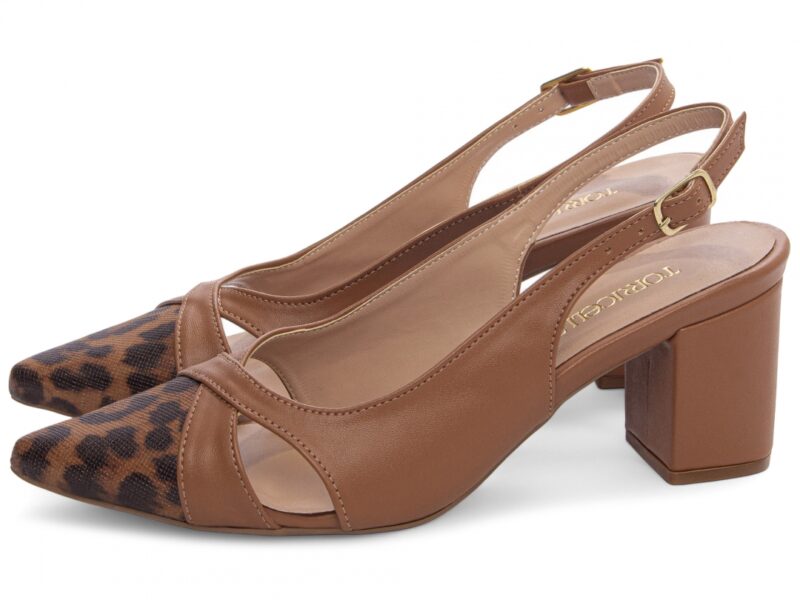 detalhe salto 6cm caramelo scarpin feminino | VitriNerm