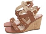 detalhe salto 7cm caramelo sandália feminina | VitriNerm