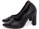 detalhe salto 9cm preto scarpin feminino | VitriNerm