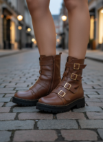 coturno feminino marrom feminino elegante comprar | VitriNerm