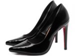 detalhe salto 12cm preto scarpin feminino | VitriNerm
