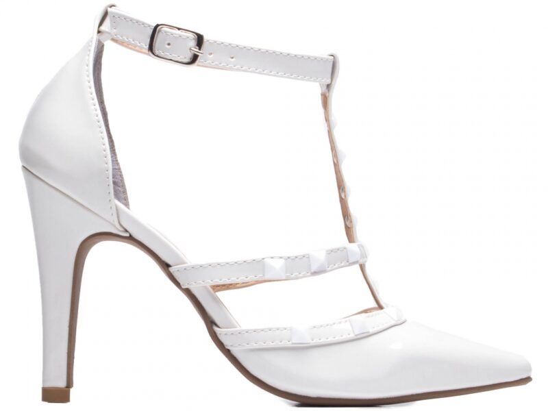 scarpin feminino off white par completo | VitriNerm