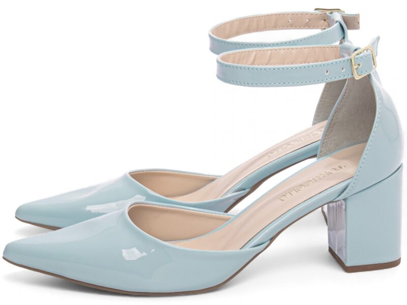 detalhe salto 6,5cm dourada scarpin feminino | VitriNerm