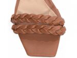 detalhe bico sandália feminina caramelo feminino | VitriNerm