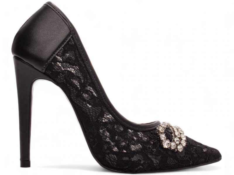 scarpin feminino preto par completo | VitriNerm