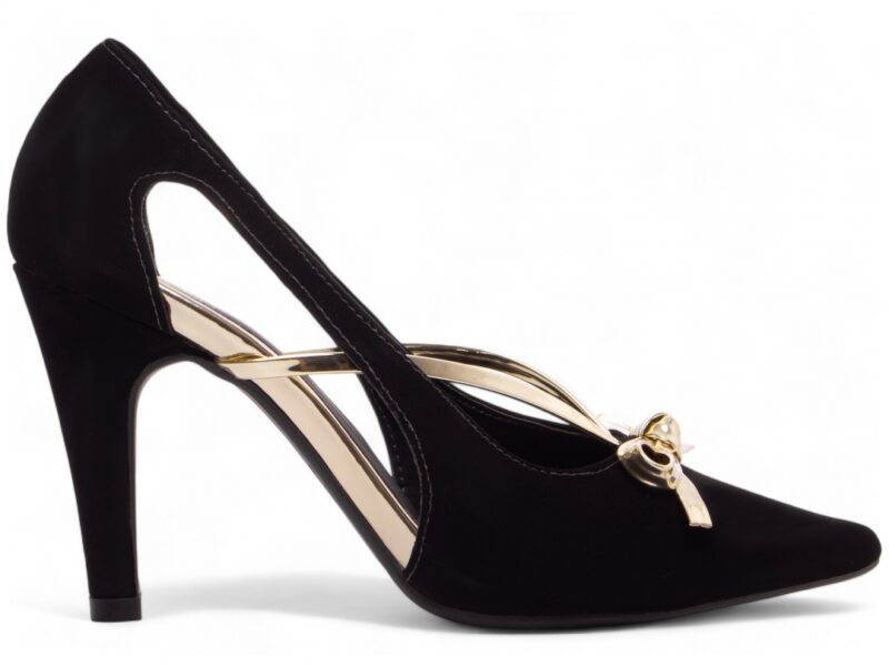 scarpin feminino preto par completo | VitriNerm