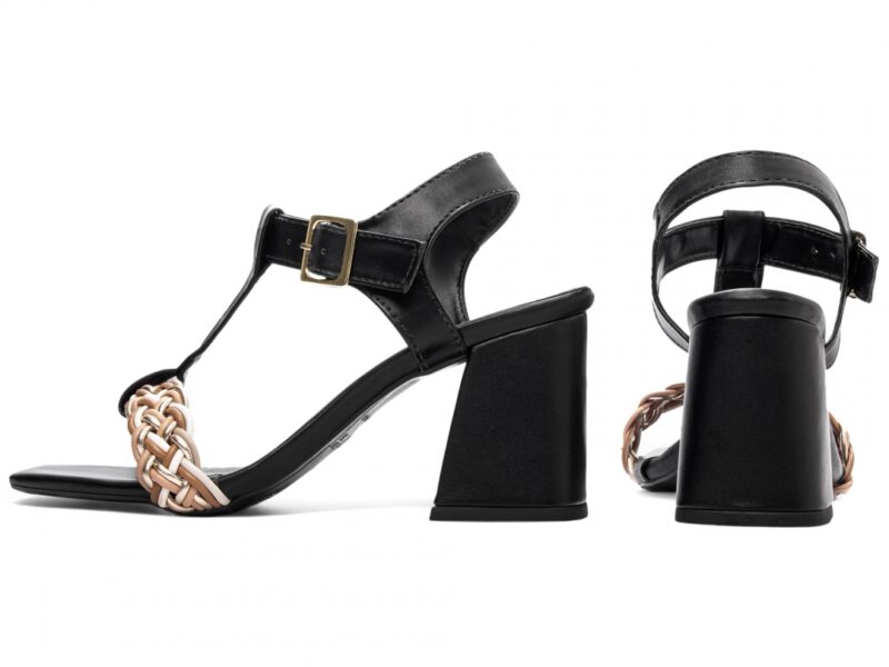 sandália feminina vista lateral salto 7cm | VitriNerm