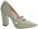 scarpin dourada salto 9cm verniz | VitriNerm