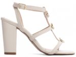sandália feminina off white par completo | VitriNerm