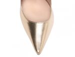 detalhe bico scarpin feminino dourado feminino | VitriNerm