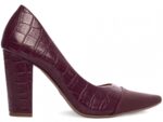 scarpin feminino bordô par completo | VitriNerm