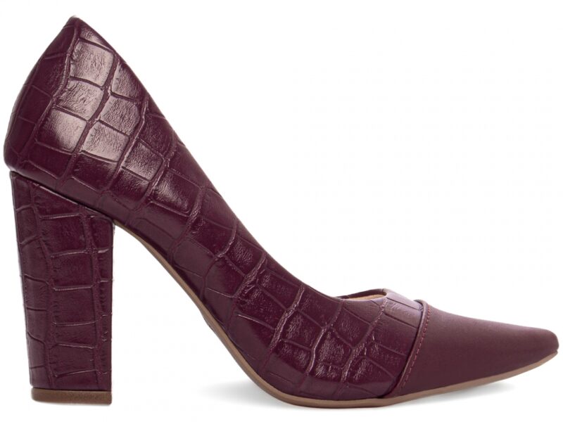 scarpin feminino bordô par completo | VitriNerm