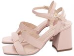 detalhe salto 7cm dourada sandália feminina | VitriNerm