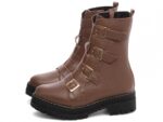 detalhe bico coturno feminino marrom feminino | VitriNerm