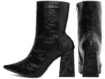 bota preta salto 9cm napa | VitriNerm