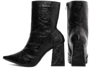 bota preta salto 9cm napa | VitriNerm