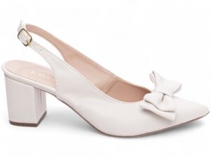 scarpin off white salto 6,5cm napa | VitriNerm