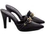 scarpin feminino preto solado antiderrapante | VitriNerm