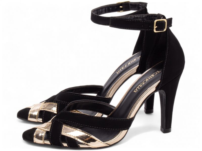 detalhe salto 9cm preto scarpin feminino | VitriNerm