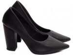 scarpin feminino preto solado antiderrapante | VitriNerm