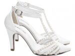 scarpin feminino branco solado antiderrapante | VitriNerm