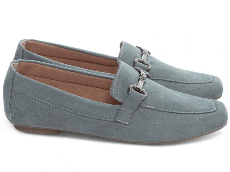 detalhe mocassim feminino azul feminino | VitriNerm