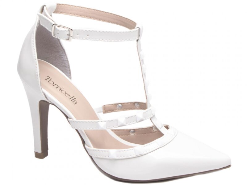 scarpin off white salto 9cm verniz | VitriNerm