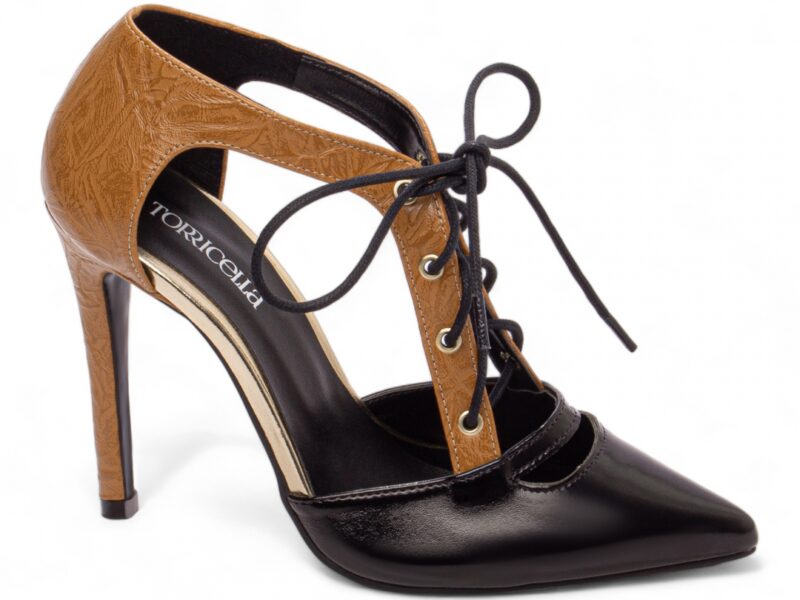 scarpin preto salto 12cm napa | VitriNerm