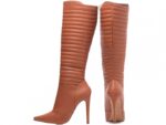 bota caramelo salto 12cm napa | VitriNerm