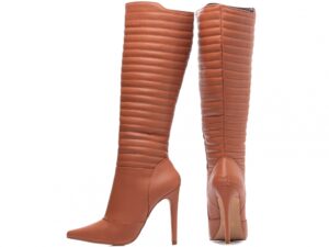 bota caramelo salto 12cm napa | VitriNerm