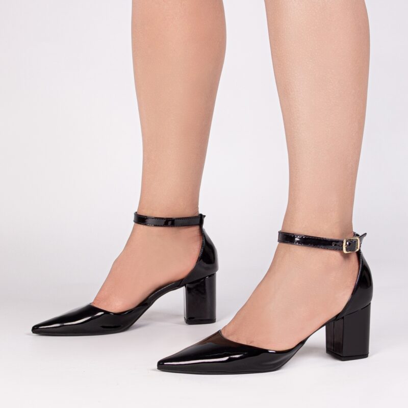 scarpin feminino preto feminino elegante comprar | VitriNerm