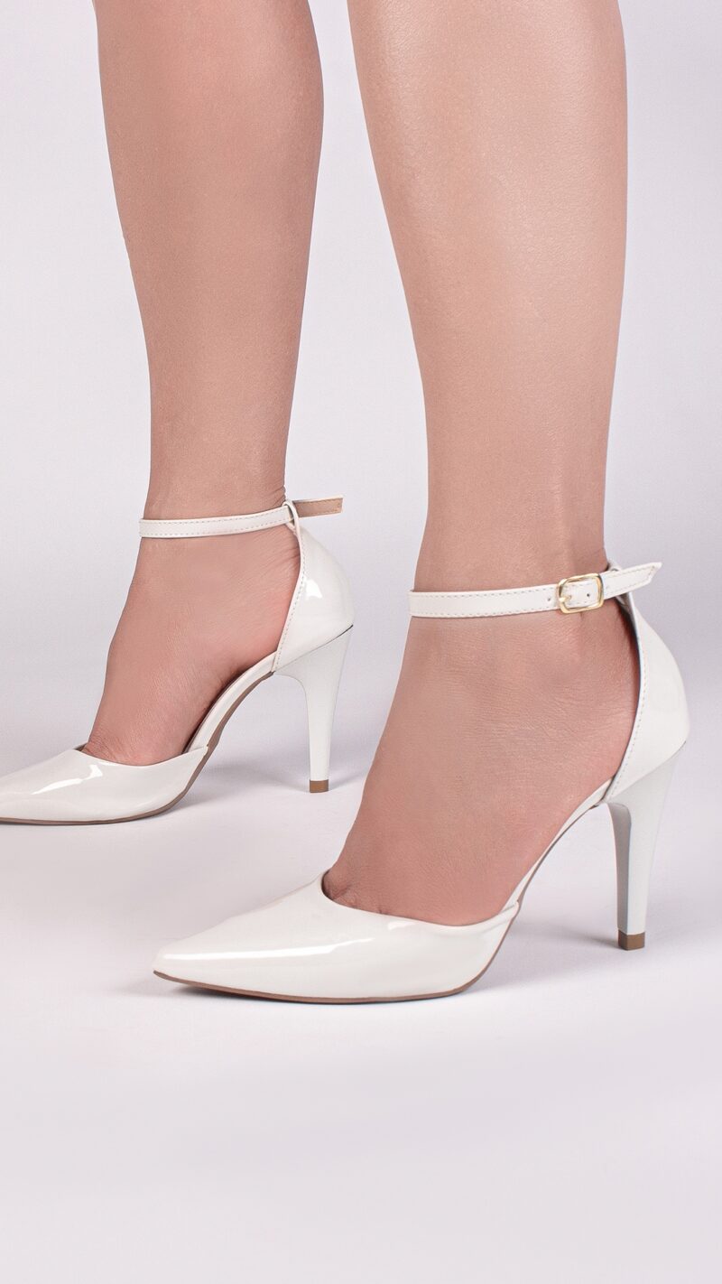 scarpin feminino off white feminino elegante comprar | VitriNerm