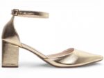 scarpin feminino dourado par completo | VitriNerm