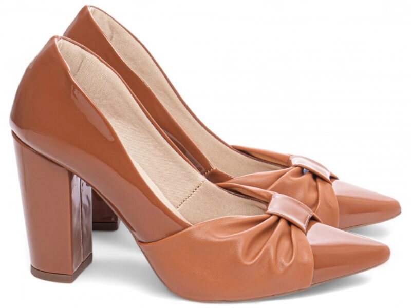scarpin feminino caramelo solado antiderrapante | VitriNerm