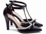 scarpin feminino preto solado antiderrapante | VitriNerm