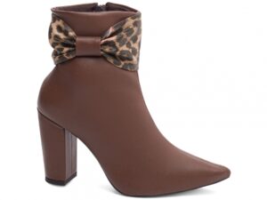 bota marrom salto 9cm napa | VitriNerm