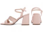 sandália feminina dourada vista lateral salto 7cm | VitriNerm
